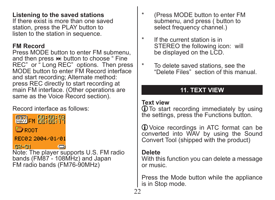 Nextar MA230 User Manual | Page 24 / 37