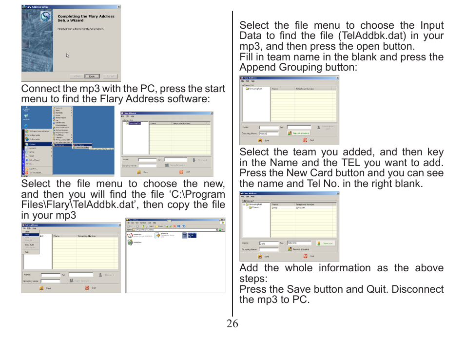Nextar MA230 User Manual | Page 28 / 37