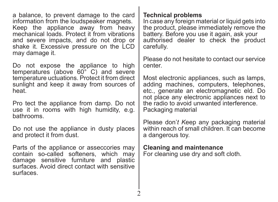 Nextar MA230 User Manual | Page 4 / 37