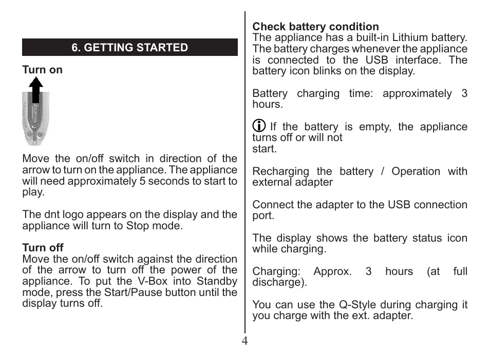 Nextar MA230 User Manual | Page 6 / 37