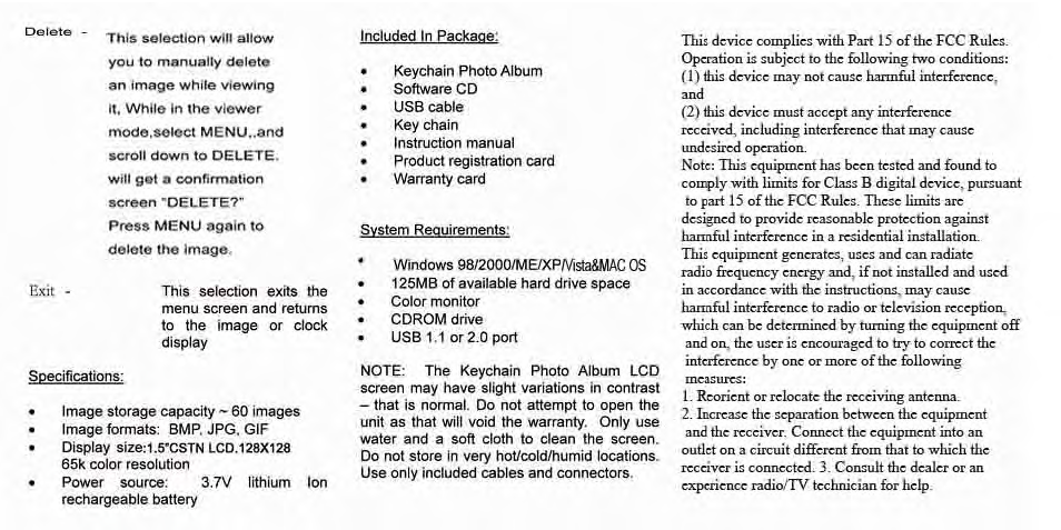Nextar N1-506 User Manual | Page 5 / 6