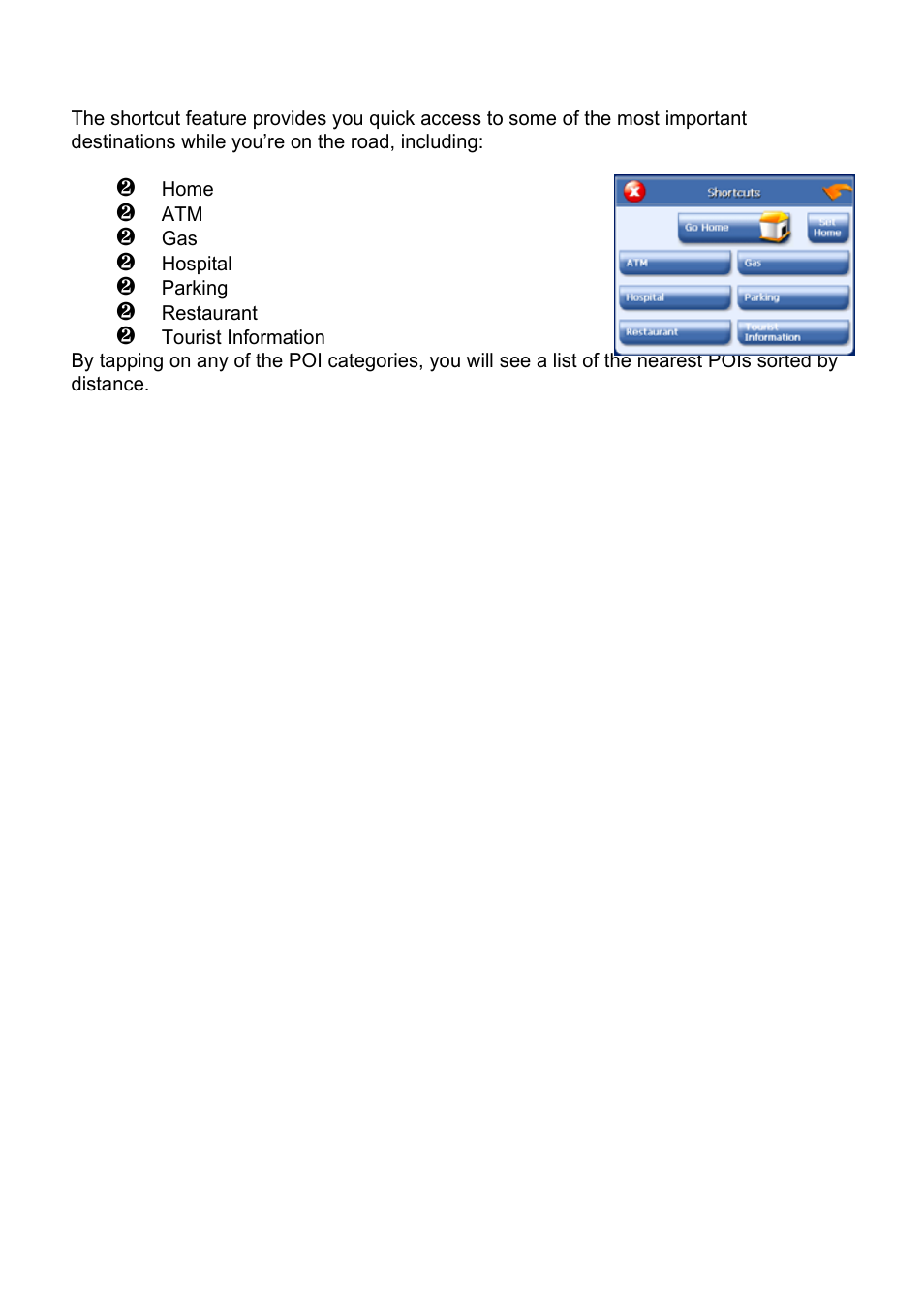 Using shortcuts | Nextar X3-10 User Manual | Page 29 / 40