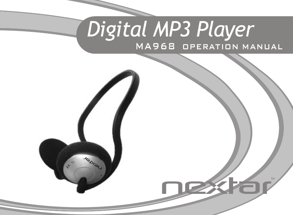 Nextar MA968 User Manual | 9 pages