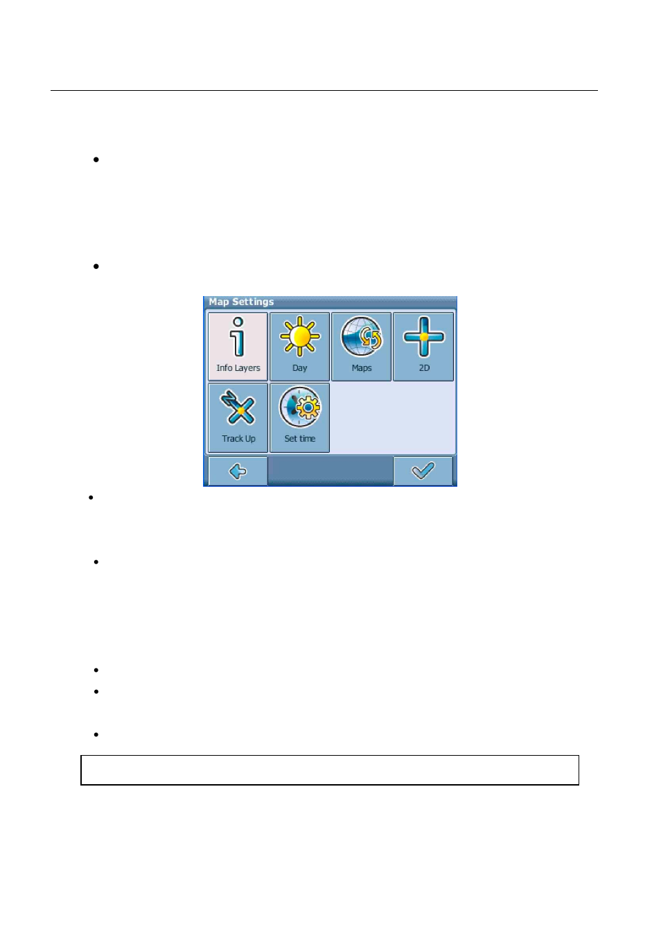 Detailed description, Language, Map settings | Nextar X3E User Manual | Page 28 / 38