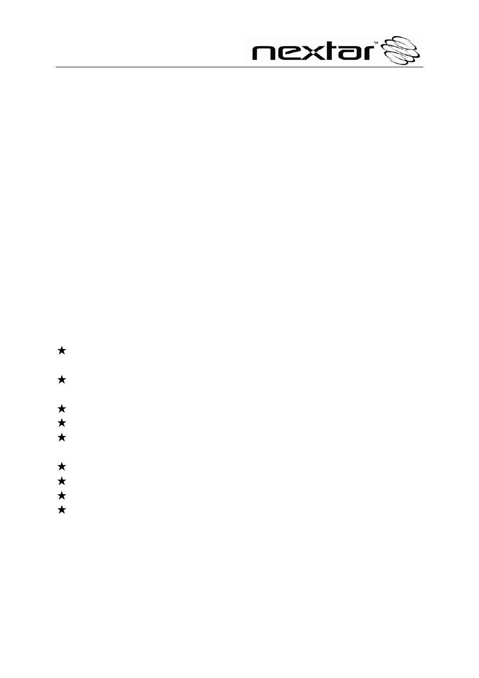 Introduction, Main features | Nextar N8-101 User Manual | Page 2 / 17