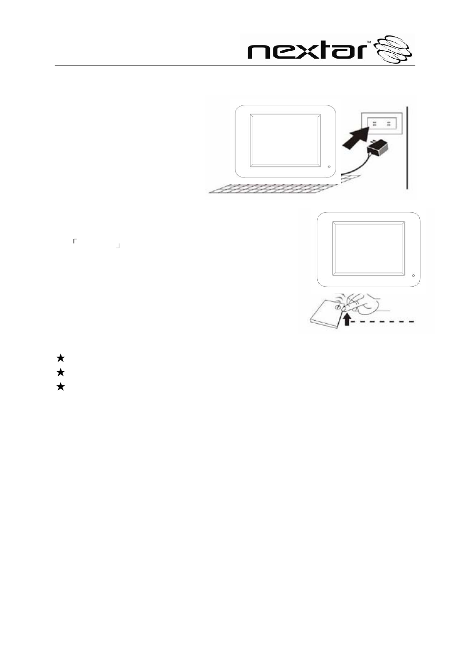 Preparation | Nextar N8-101 User Manual | Page 5 / 17