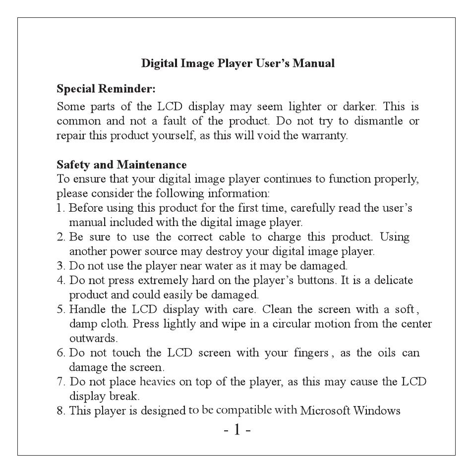 Nextar N1-505 User Manual | Page 2 / 20