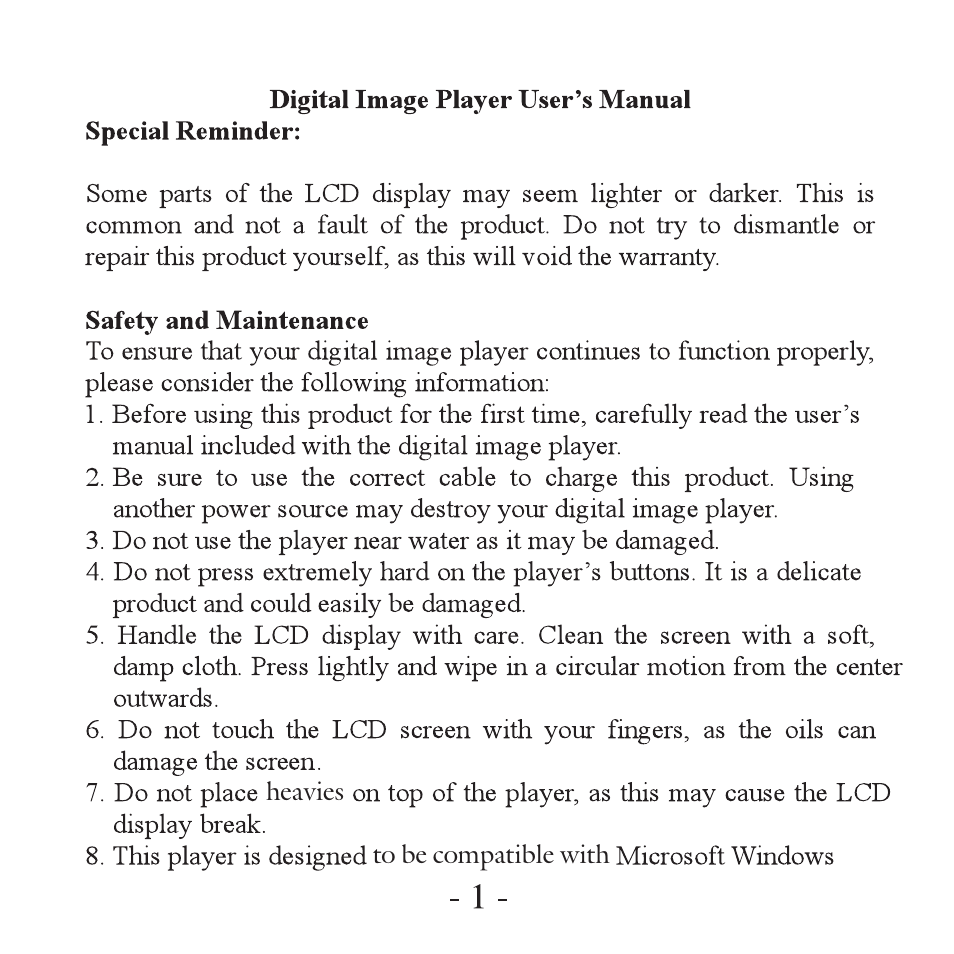 Nextar N1-519 User Manual | Page 2 / 20