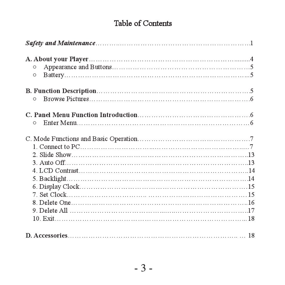 Nextar N1-519 User Manual | Page 4 / 20