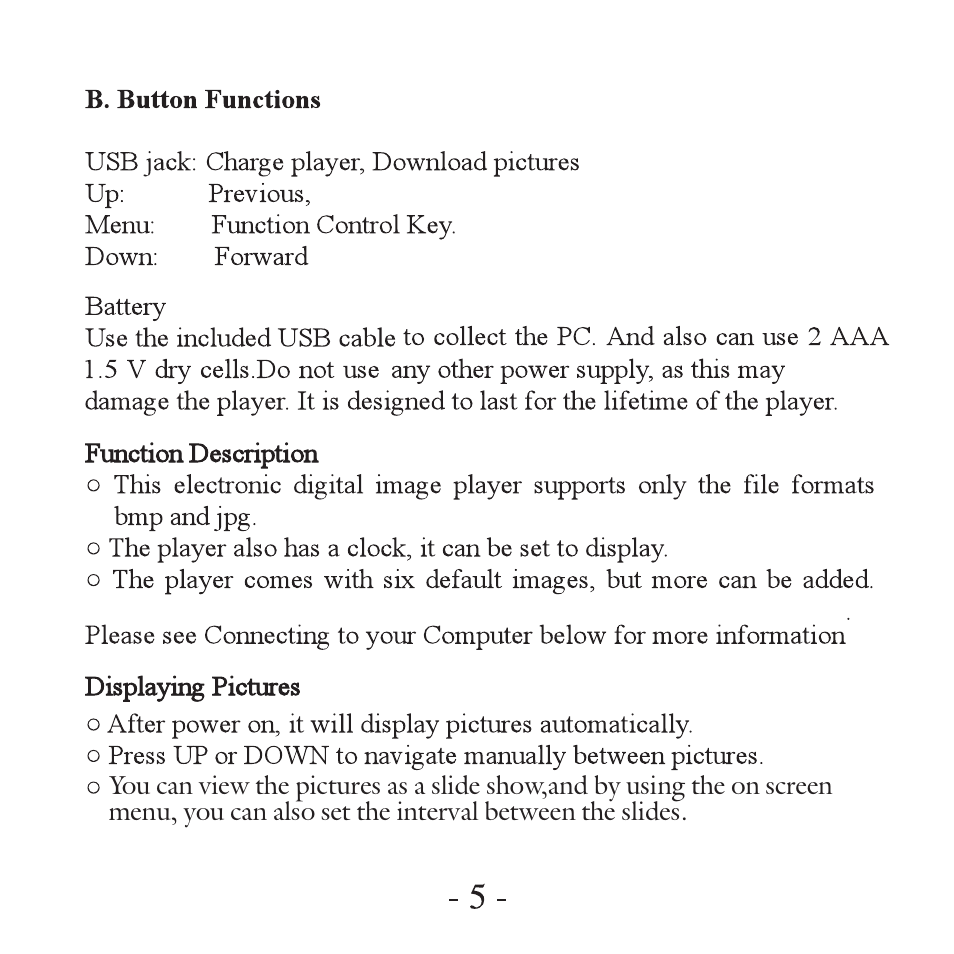 Nextar N1-519 User Manual | Page 6 / 20