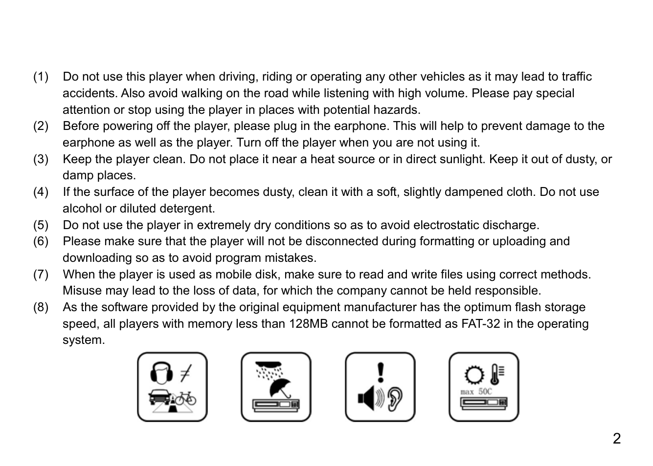 Precautions | Nextar MA791 User Manual | Page 6 / 33