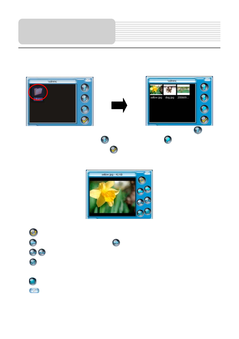 Photo viewer | Nextar M3-01 User Manual | Page 19 / 23