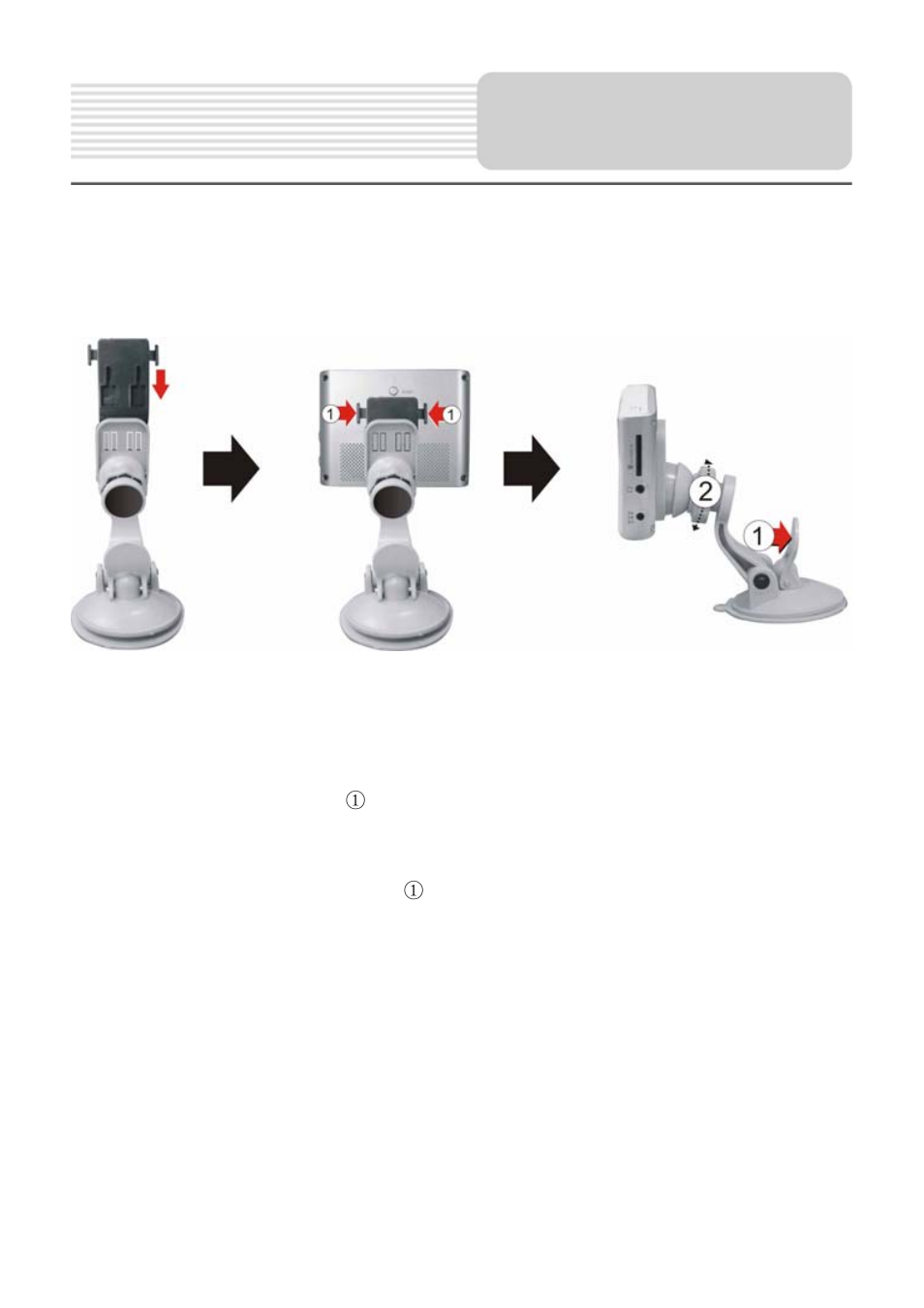 Use of the mount accessories | Nextar M3-01 User Manual | Page 20 / 23