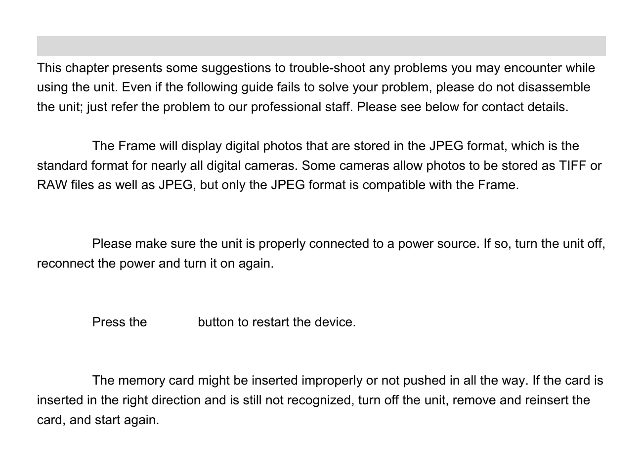 Question/trouble-shooting guide | Nextar N3-506 User Manual | Page 14 / 17