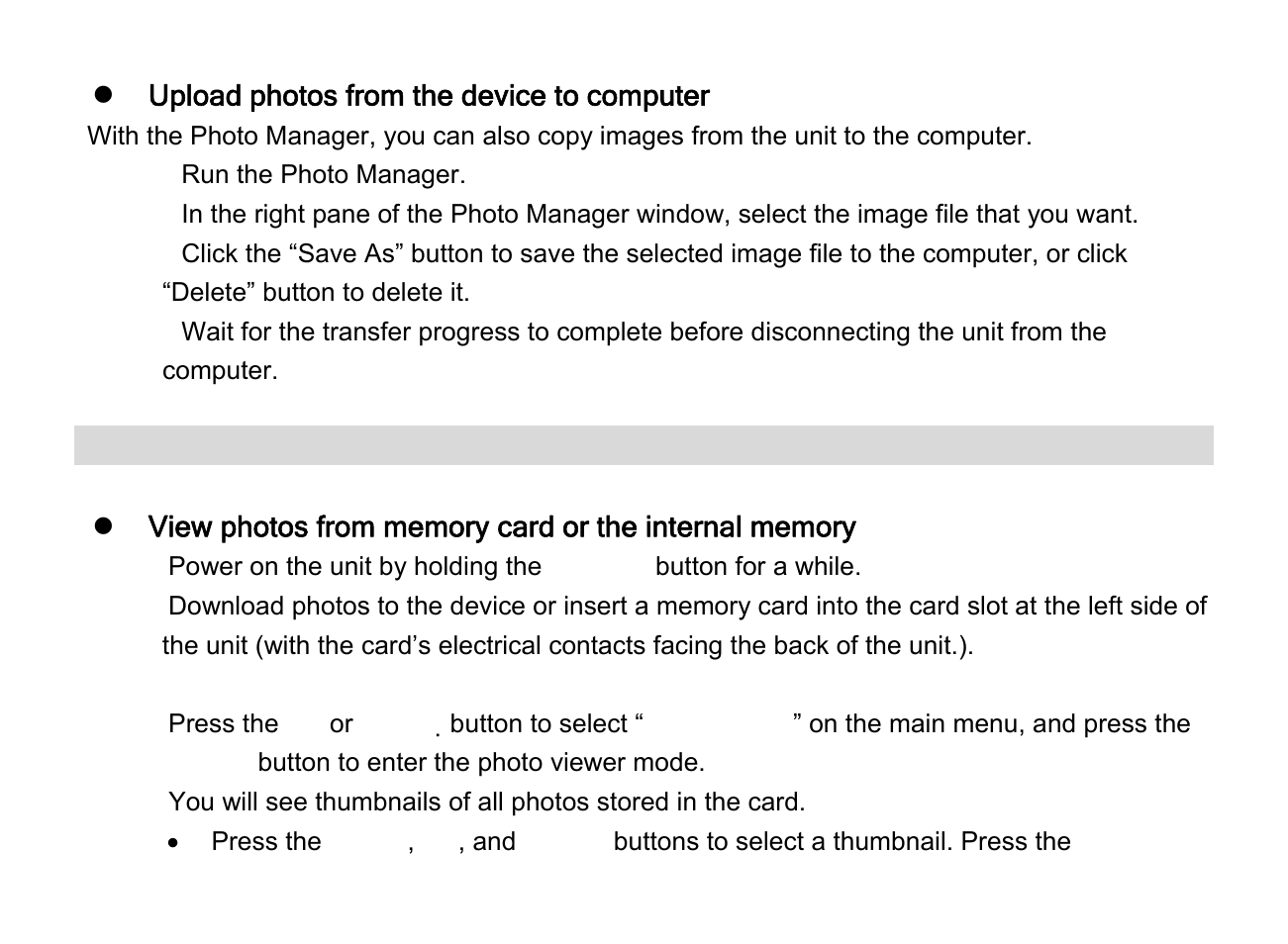 Using your digital photo frame | Nextar N3-506 User Manual | Page 9 / 17