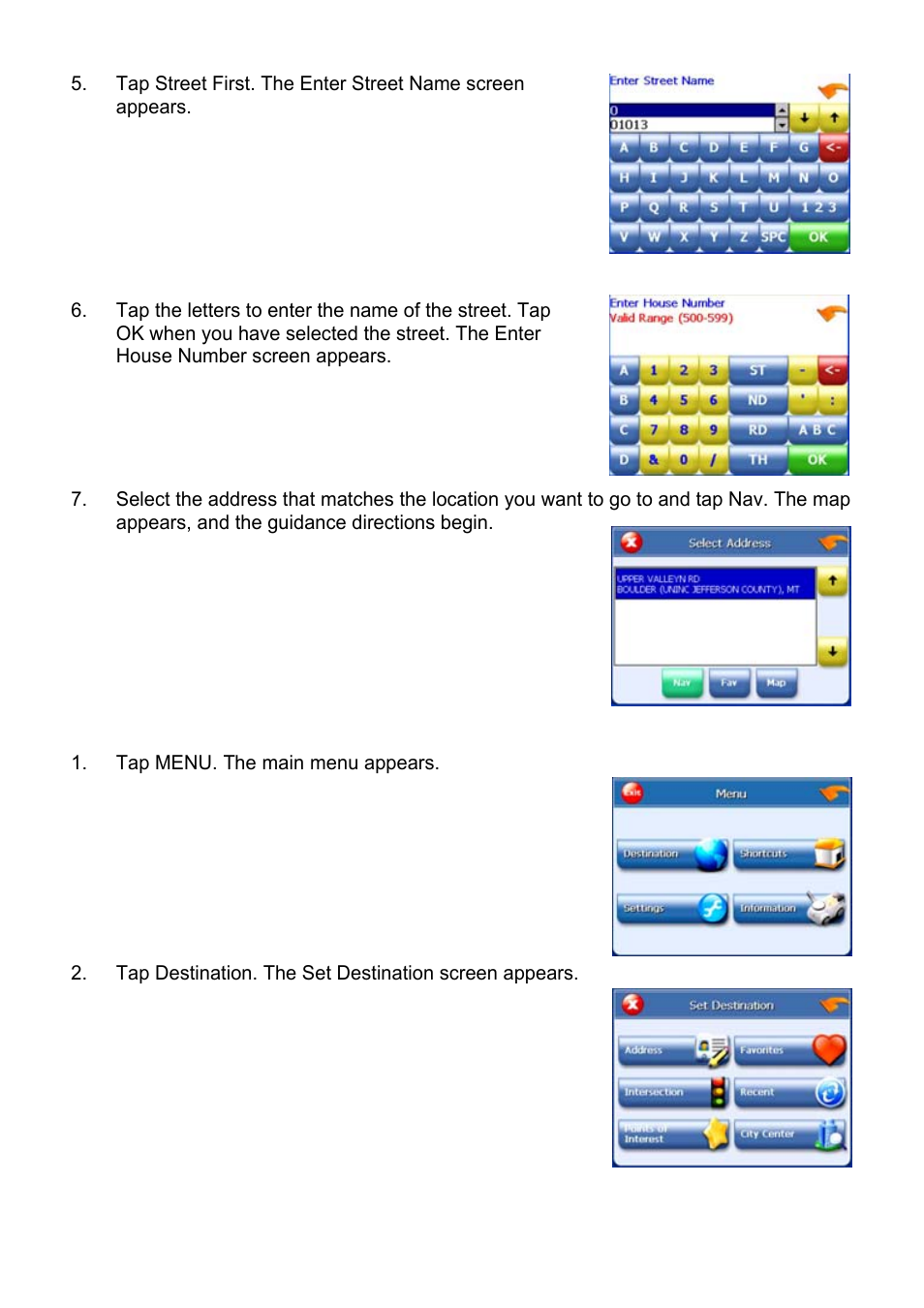 Nextar Global Positioning Satellites User Manual | Page 11 / 40