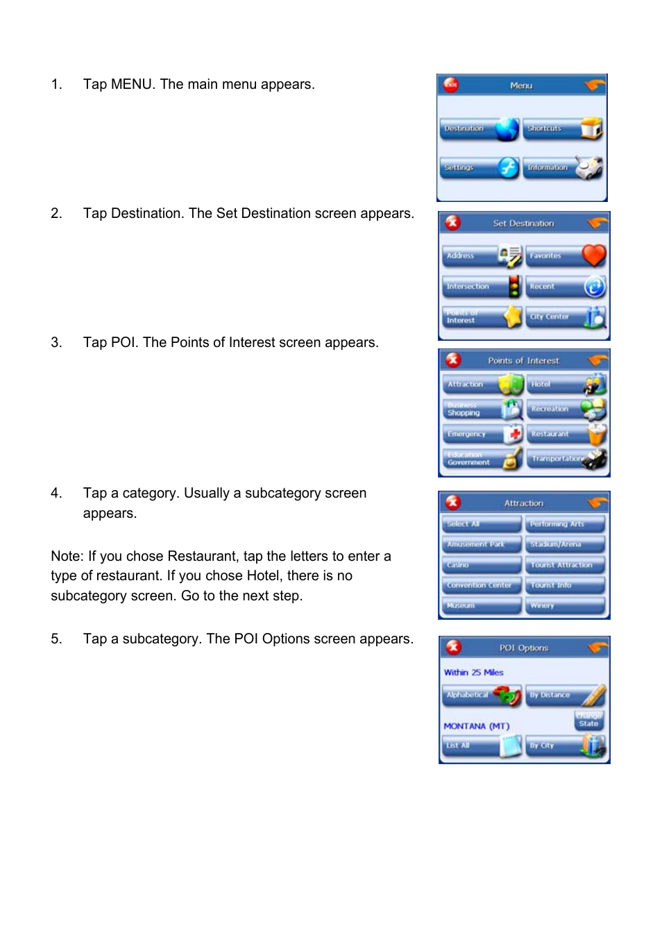 Nextar Global Positioning Satellites User Manual | Page 19 / 40