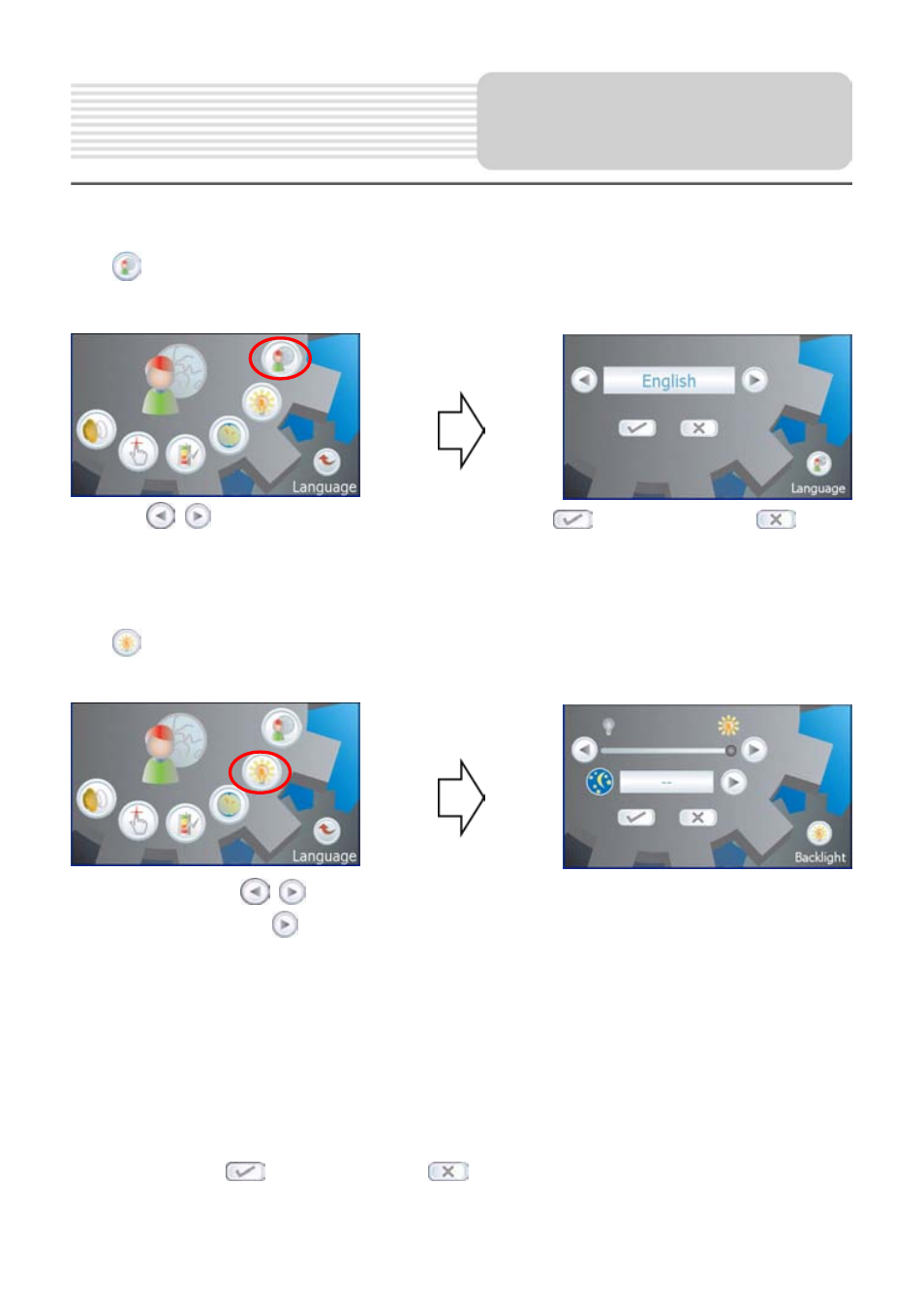 General setup | Nextar 4.3 Q4 User Manual | Page 13 / 23