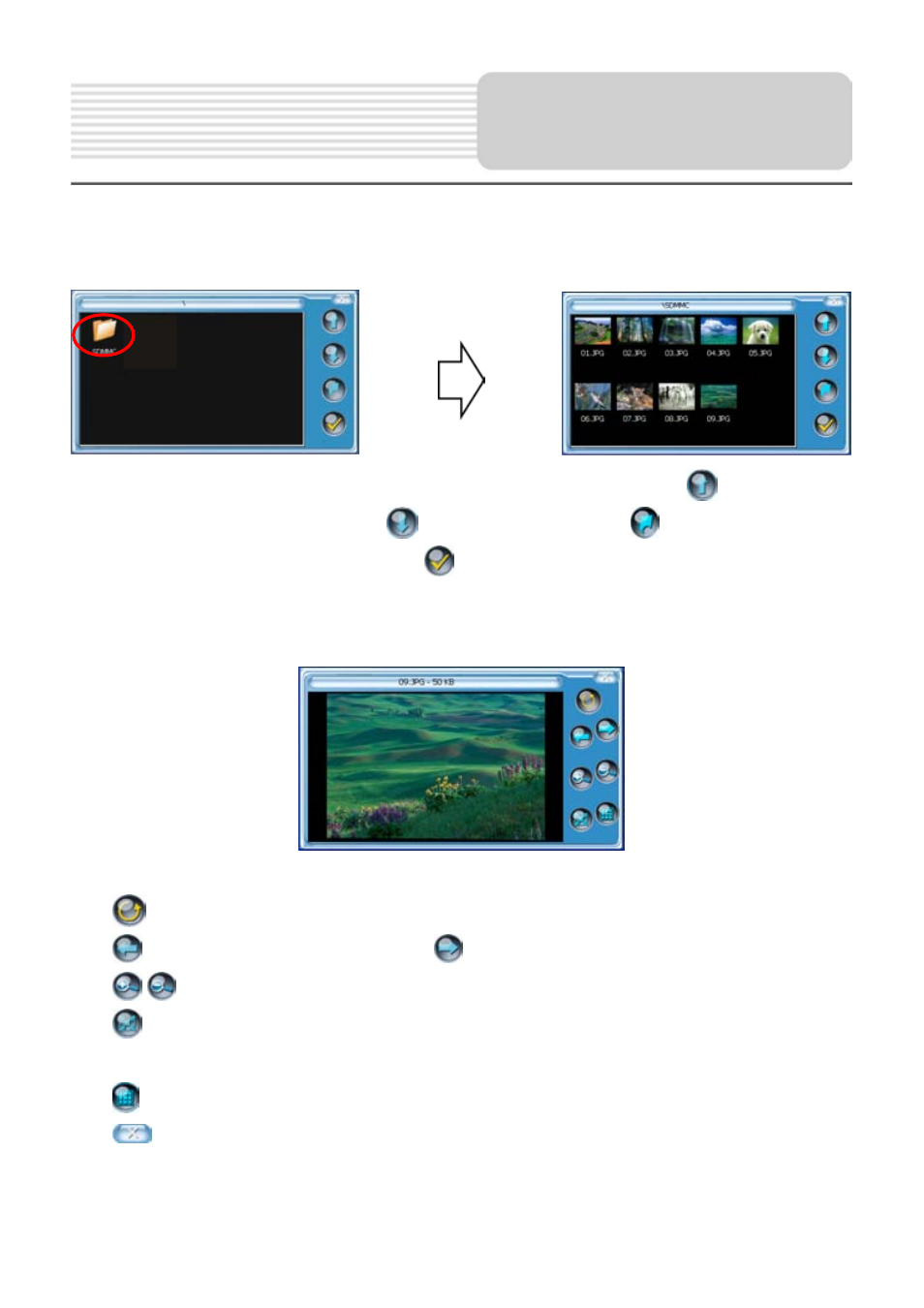 Photo viewer | Nextar 4.3 Q4 User Manual | Page 19 / 23