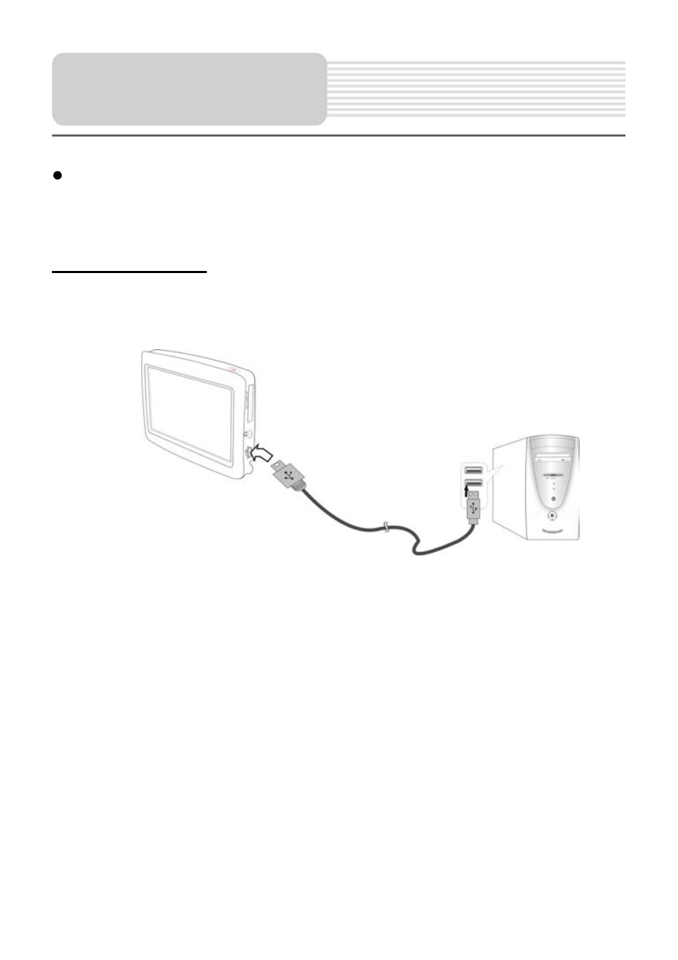 System connections, Connecting to pc | Nextar 4.3 Q4 User Manual | Page 8 / 23