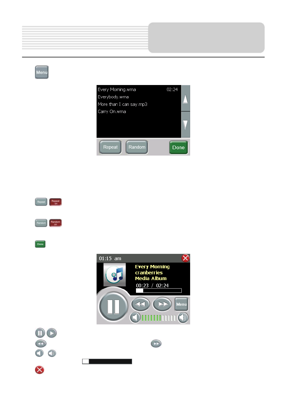 Playing music | Nextar X30908EH02 User Manual | Page 18 / 26