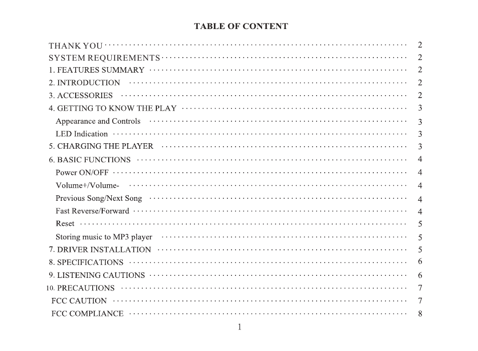 Nextar MA166 User Manual | Page 2 / 10