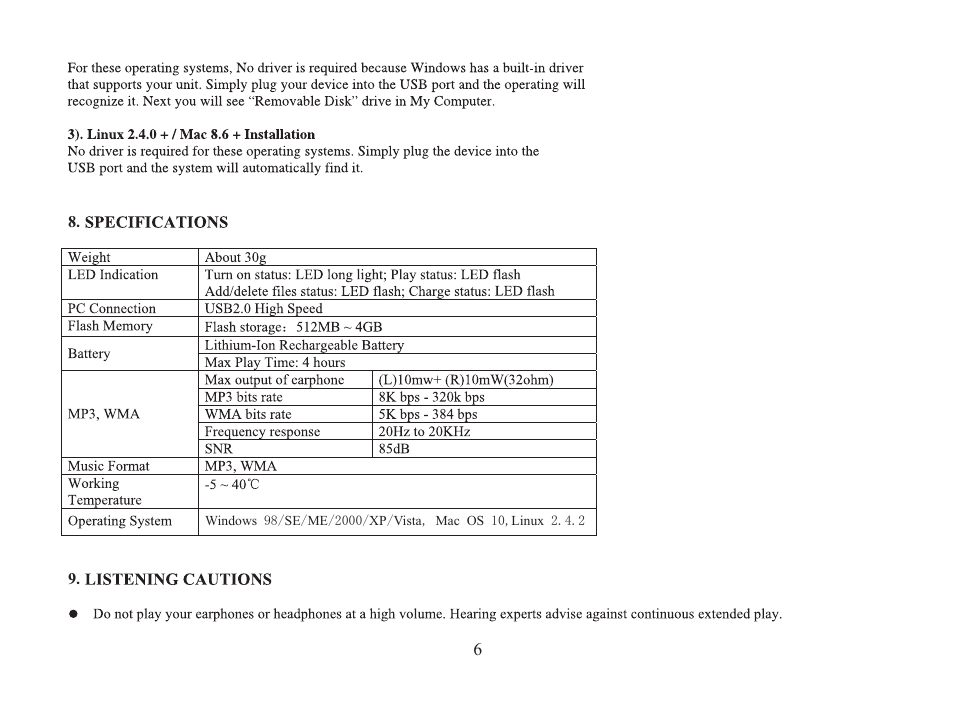 Nextar MA166 User Manual | Page 7 / 10