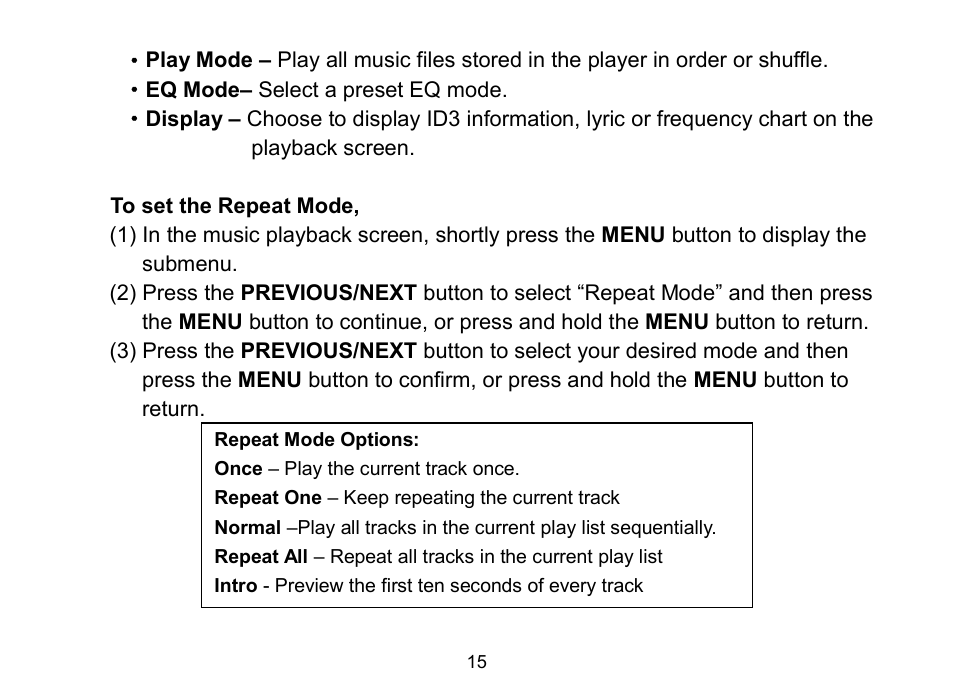 Nextar MA809 User Manual | Page 16 / 53