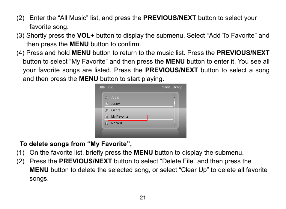 Nextar MA809 User Manual | Page 22 / 53