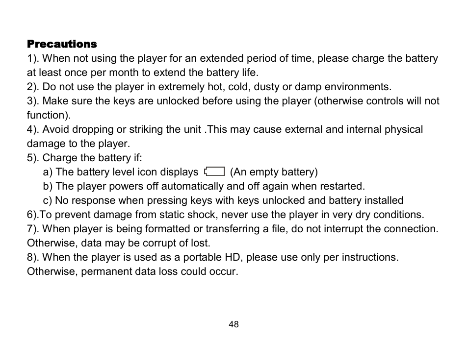 Nextar MA809 User Manual | Page 49 / 53