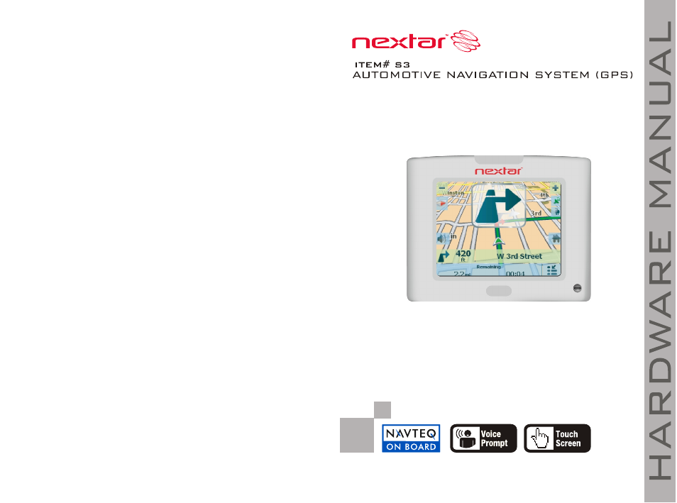 Nextar S3 User Manual | 13 pages