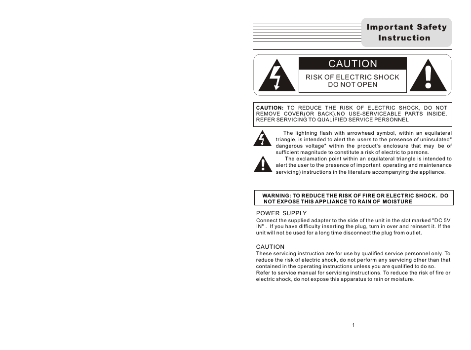页面 2, Caution | Nextar S3 User Manual | Page 2 / 13