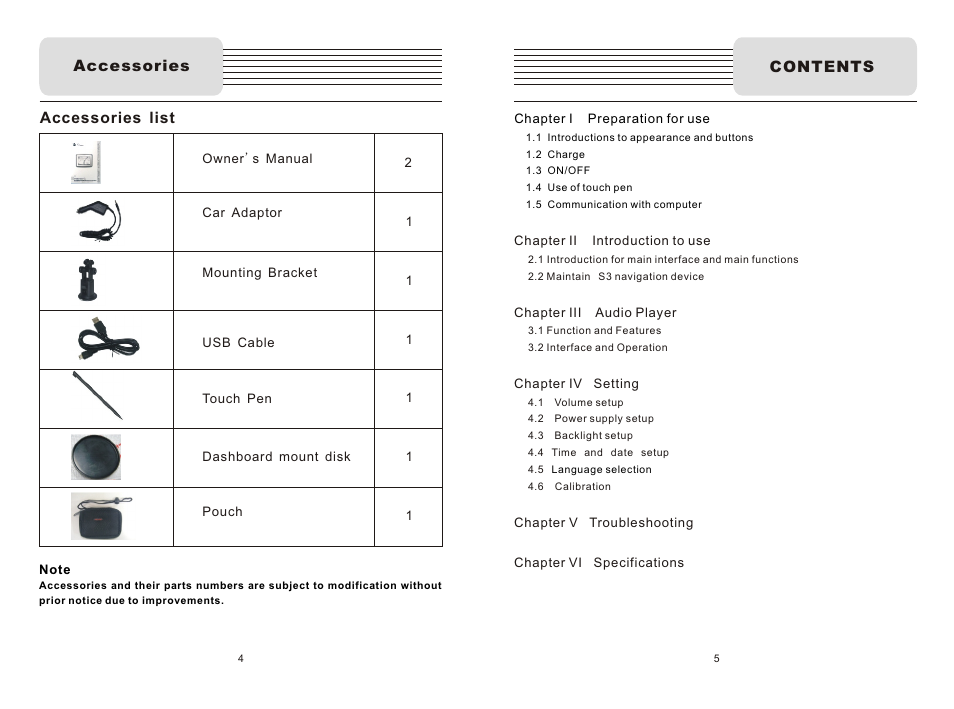 页面 4 | Nextar S3 User Manual | Page 4 / 13