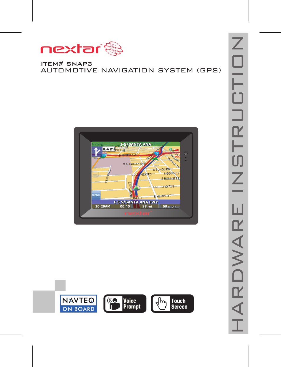 Nextar SNAP3 User Manual | 41 pages