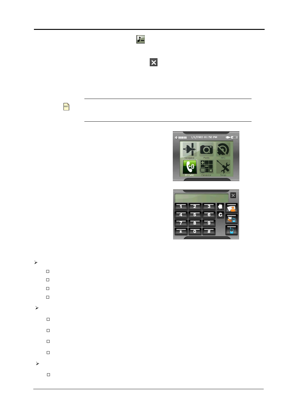 Bt carkit, Bt c, Arkit | Nextar SNAP3 User Manual | Page 39 / 41