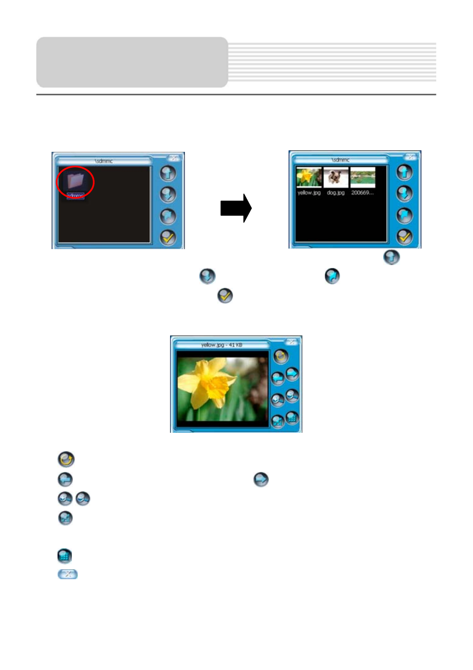 Photo viewer | Nextar M30208EH02 User Manual | Page 19 / 23