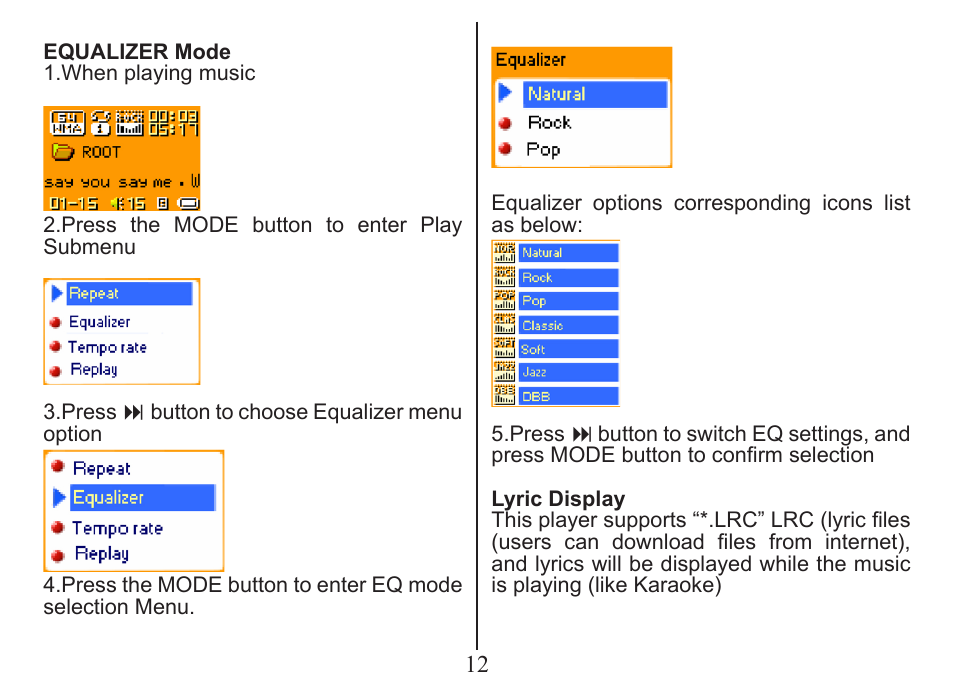 Nextar MA206 User Manual | Page 14 / 44
