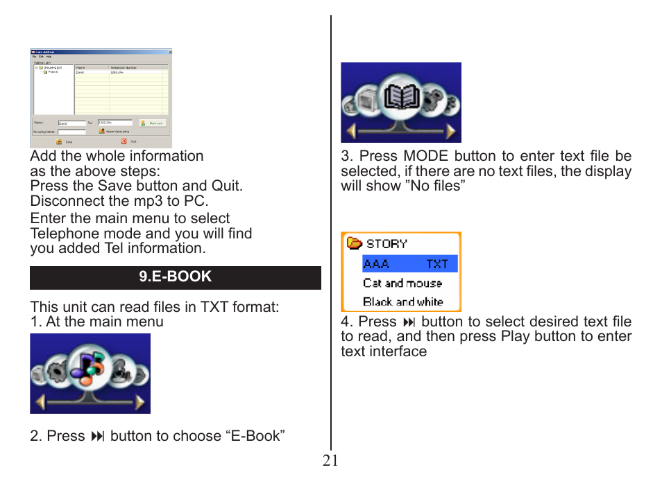 Nextar MA206 User Manual | Page 23 / 44