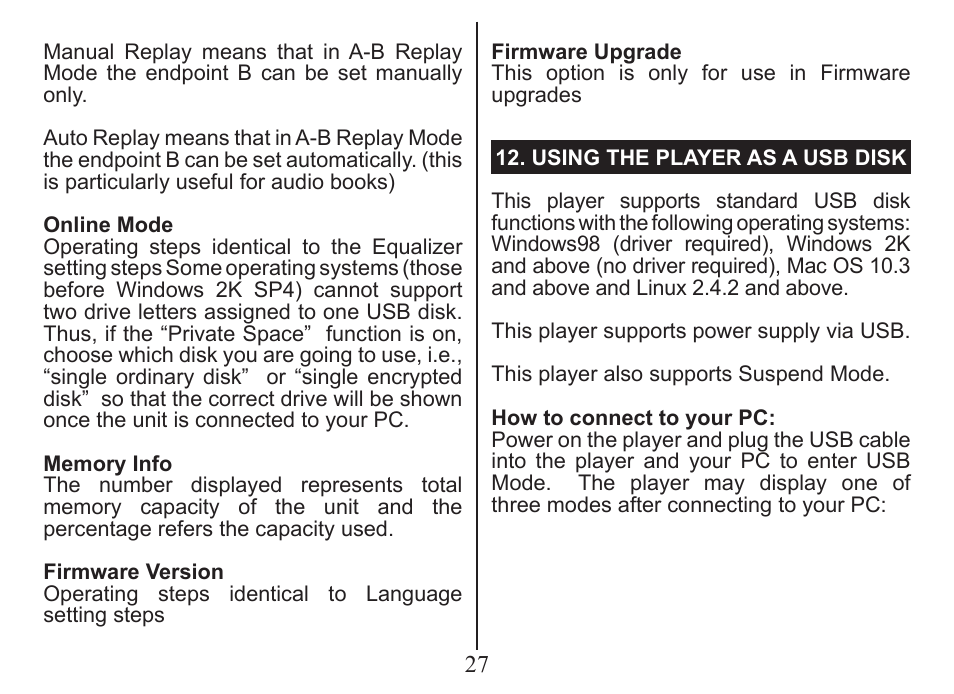 Nextar MA206 User Manual | Page 29 / 44