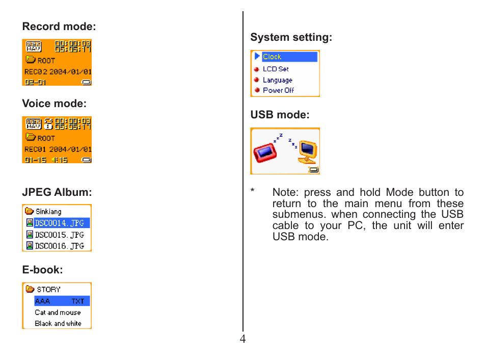 Nextar MA206 User Manual | Page 6 / 44