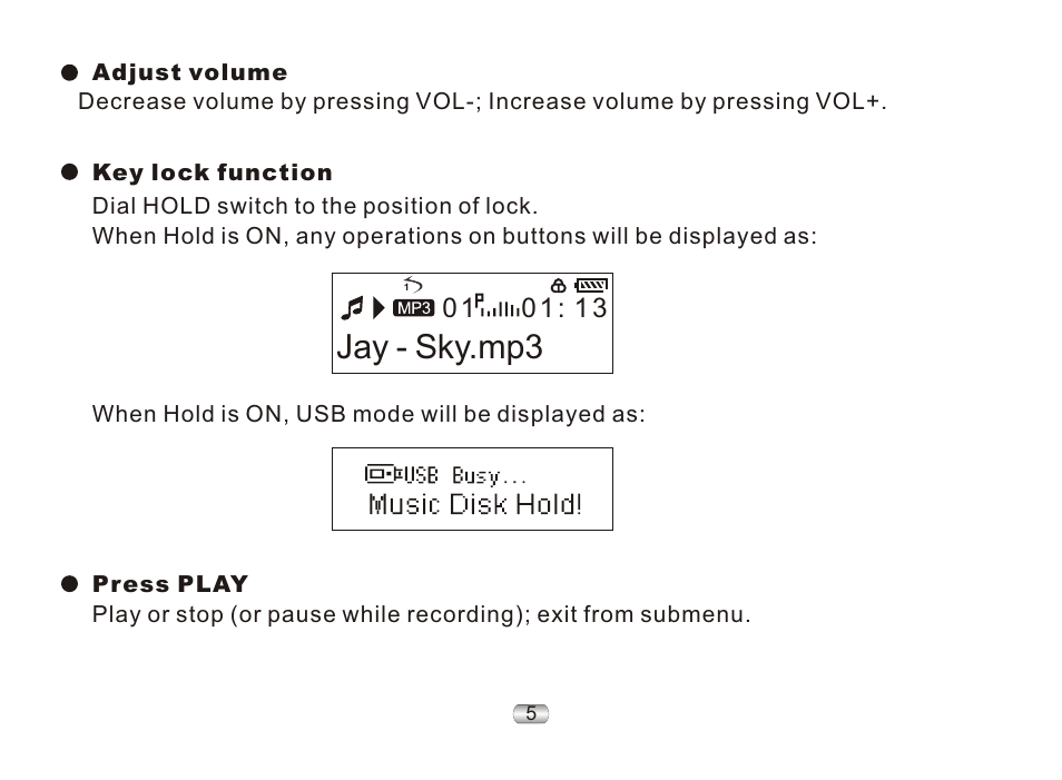 Jay - sky.mp3 | Nextar ma977 User Manual | Page 9 / 34