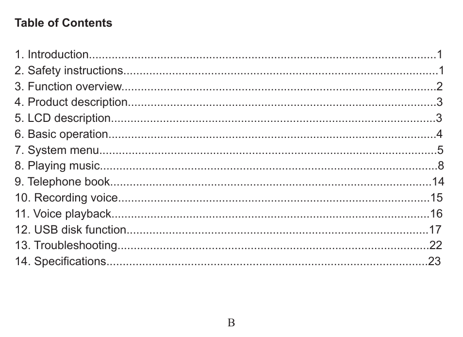 Nextar MA201 User Manual | Page 2 / 26