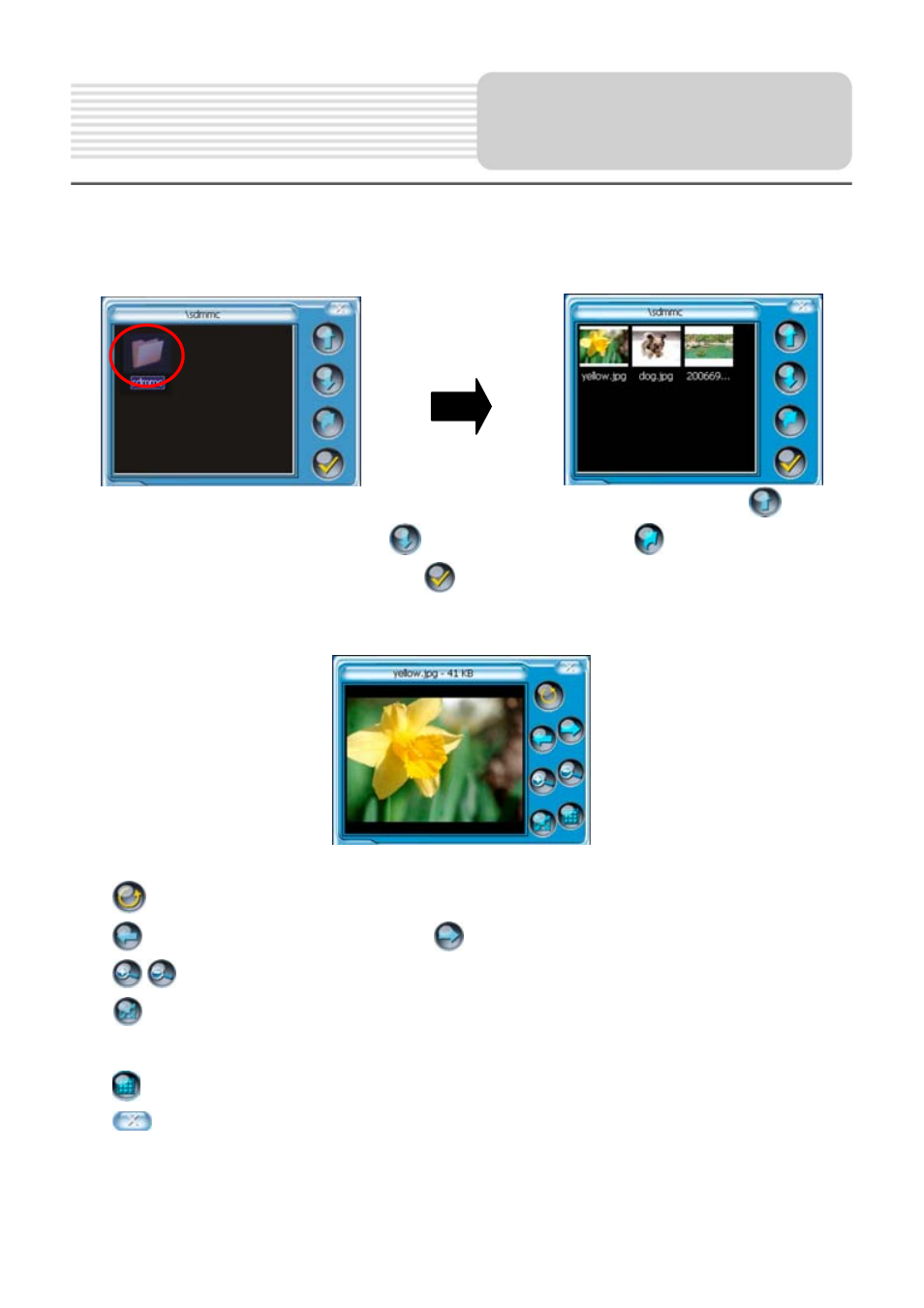 Photo viewer | Nextar X3-05 User Manual | Page 18 / 21