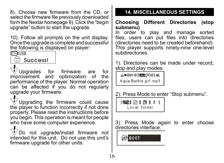 Nextar Ma828 User Manual | Page 17 / 24