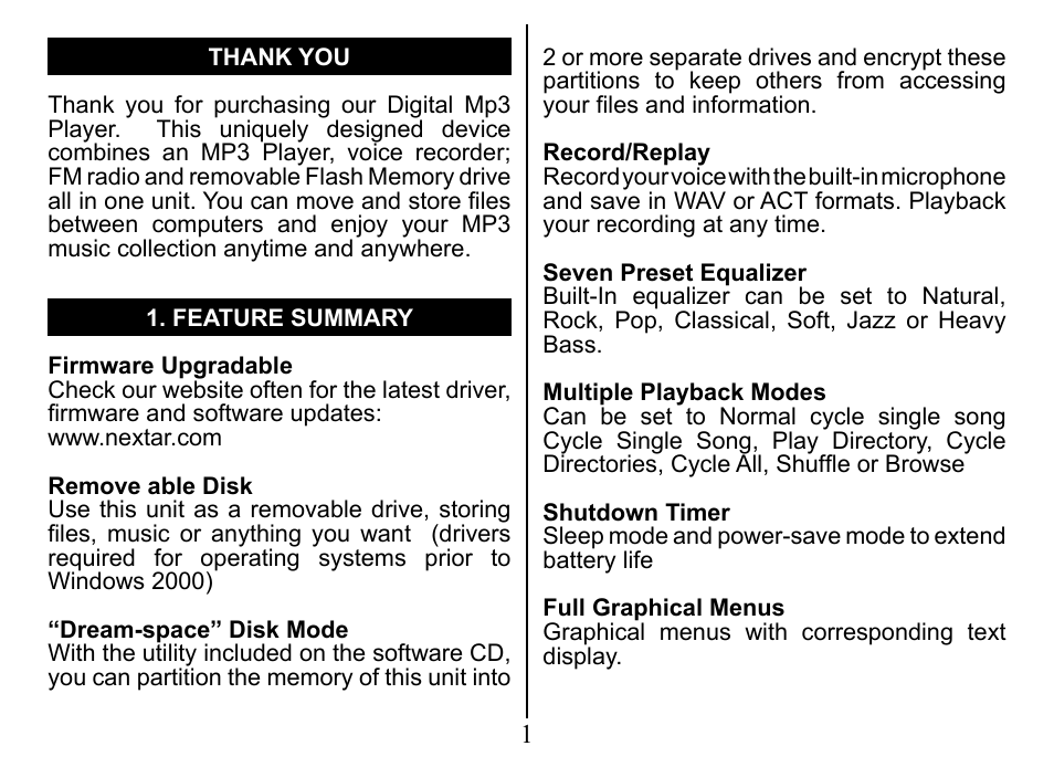 Nextar Ma828 User Manual | Page 2 / 24