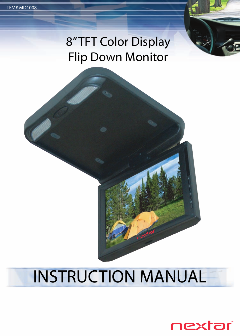 Nextar MD1008 User Manual | 11 pages