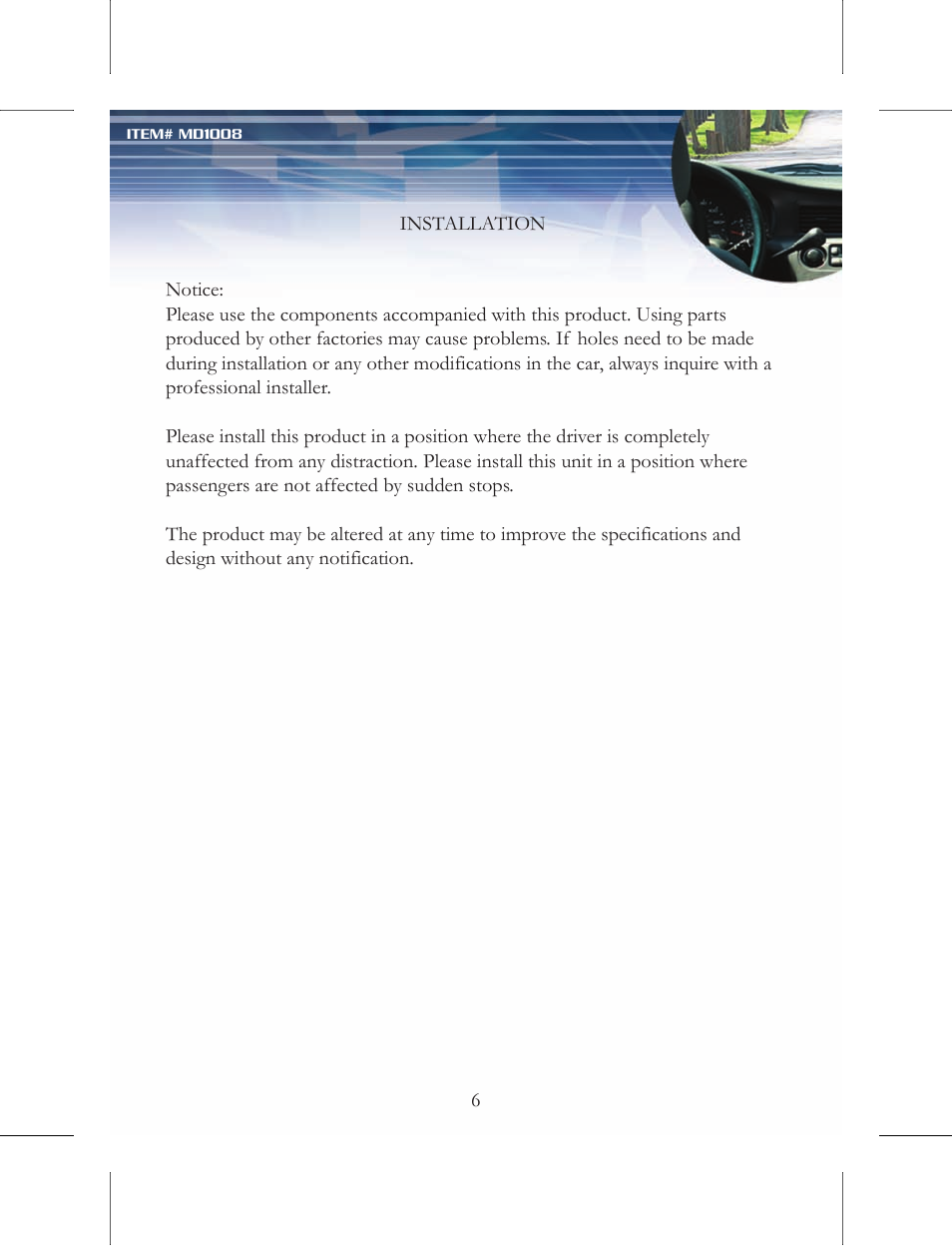 Nextar MD1008 User Manual | Page 7 / 11