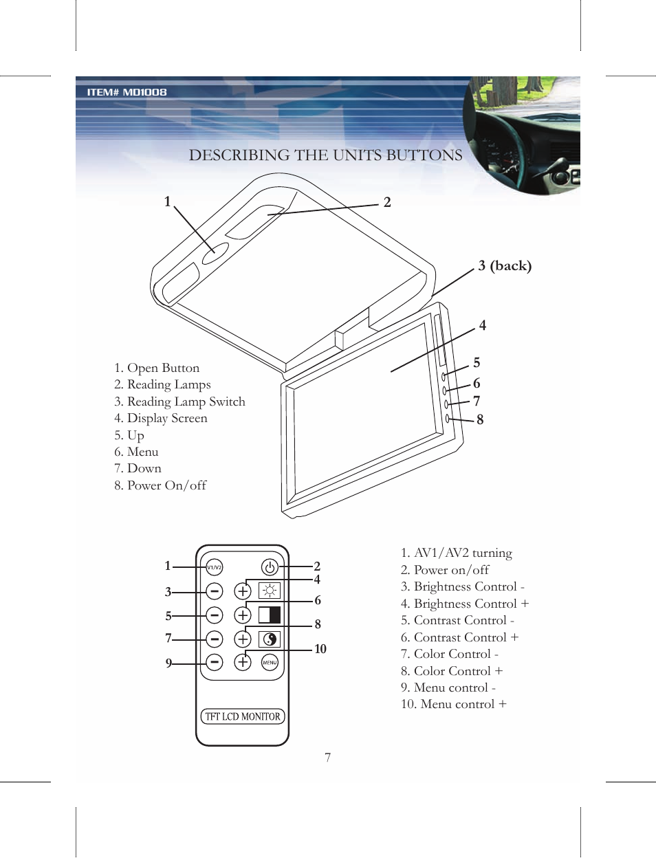 Nextar MD1008 User Manual | Page 8 / 11