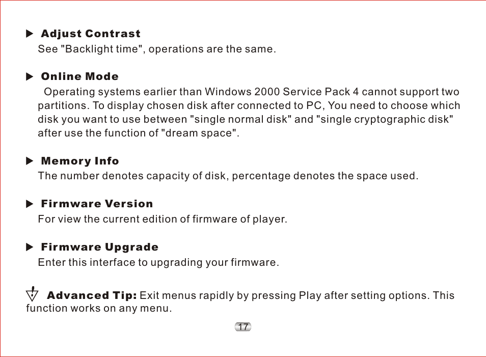 页 21 | Nextar MA97T User Manual | Page 21 / 33