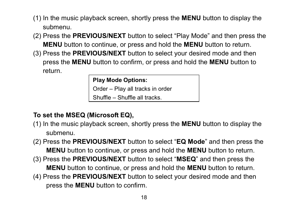 Nextar MA809 User Manual | Page 18 / 56